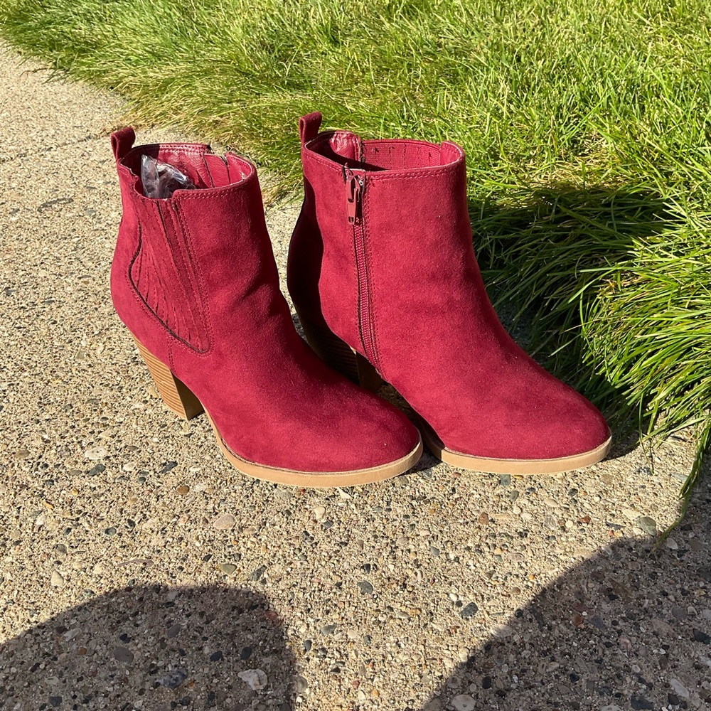 Serra  Chunky Heel Booties